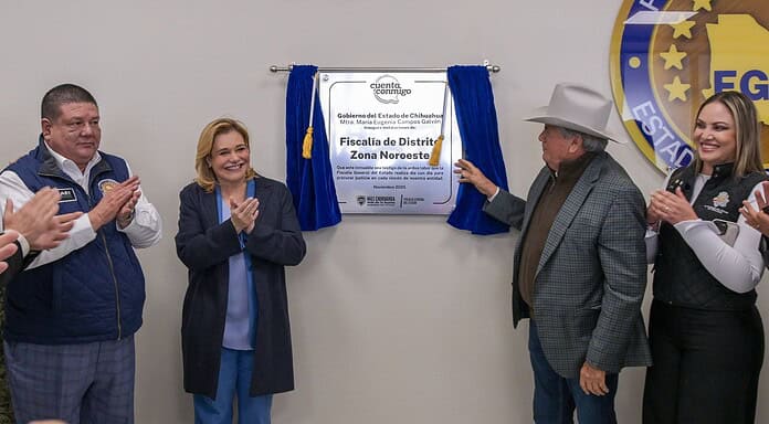 Maru Campos inaugura nuevas instalaciones de la Fiscalía de Distrito Zona Noroeste