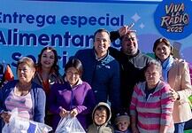 Entregan Marco Bonilla y Multimedios apoyo alimentario en Ladrilleras Norte