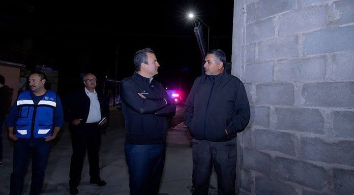 Recorre Marco Bonilla colonia Punta Naranjos para atender iluminación, seguridad y calles