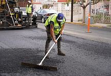 Para una mejor circulación, trabaja Municipio en recarpeteo de varias zonas al norte de la ciudad