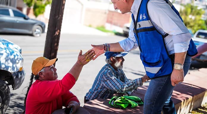 Supervisa Marco Bonilla mantenimiento del Parque Santo Niño