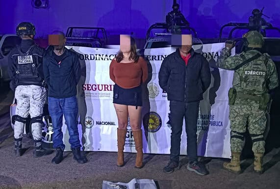 Detiene Célula BOI a tres personas por posesión ilegal de arma de fuego en Parral