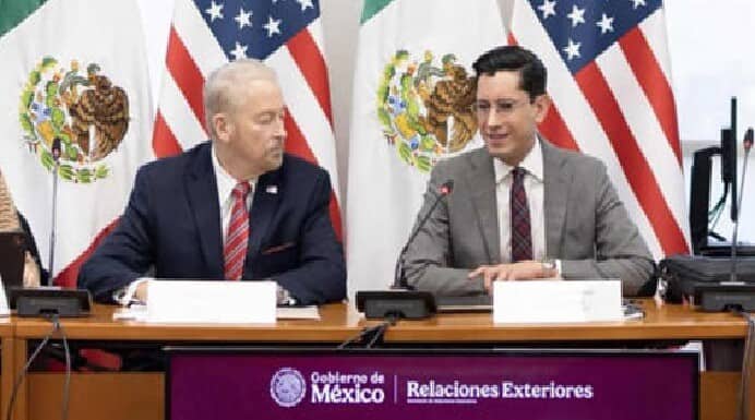 Celebran México y EU reunión de seguridad; revisan cooperación fronteriza