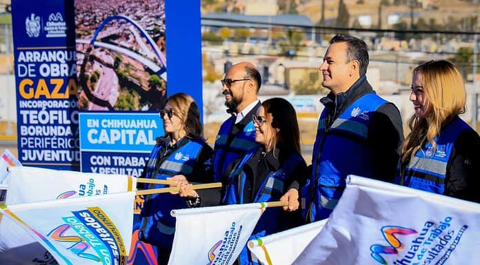 Arranca Bonilla construcción de Gaza de Incorporación en Teófilo Borunda y Periférico