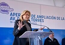 Maru cumple a los juarenses con entrega de la prolongación de avenida de Las Torres