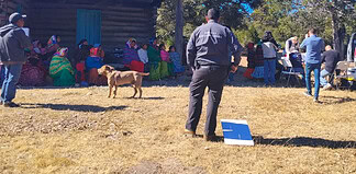 Despliega AEI operativo durante entrega de apoyos en La Hierbabuena, Balleza