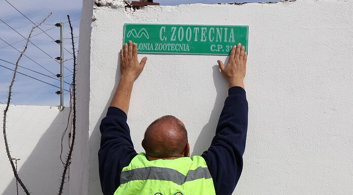 Refuerza Gobierno Municipal identificación de calles con mil 500 nuevas placas y rótulos