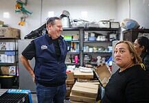 Olson cumple compromiso con el comedor comunitario Pancitas Llenas