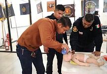 Bomberos preparados para emergencias médicas; se capacitan en soporte vital básico
