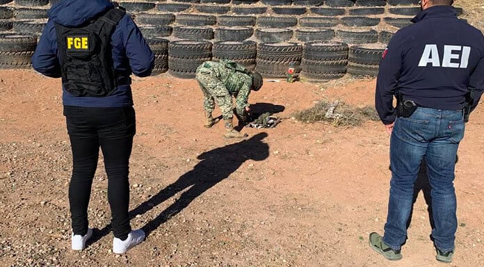  Destruyen AEI y Ejército granada de fragmentación asegurada en Nuevo Casas Grandes 