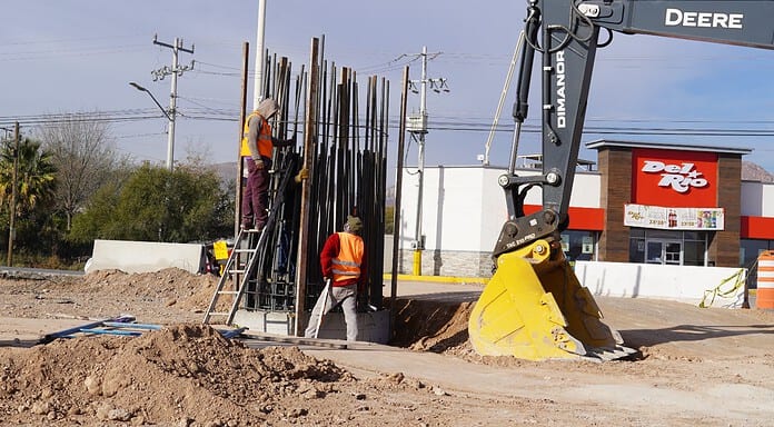 Avanza al 20% puente de carretera Aldama y Fuerza Aérea; pronto Chihuahua será más moderna