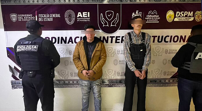 Detiene AEI a dos hombres en posesión de vehículo con reporte de robo en EUA
