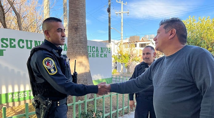 Continúa Policía Municipal con vigilancia en centros escolares durante las vacaciones