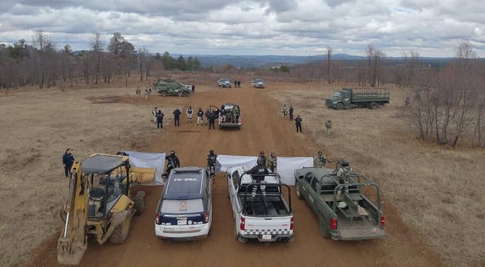 Inhabilita SSPE pista clandestina utilizada por el crimen organizado en Guachochi