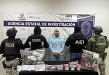 Detiene AEI a sujeto con droga, vapes y cartuchos durante cateo en la colonia Lucio Cabañas