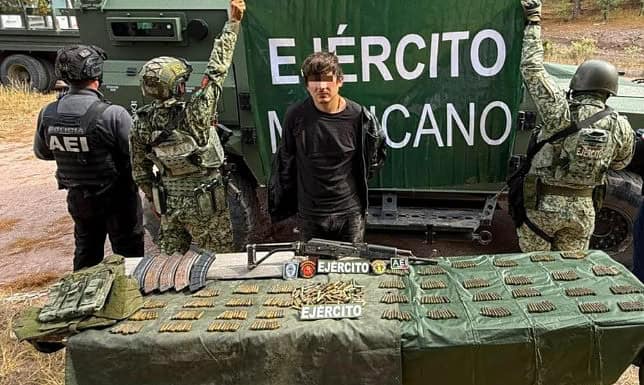 Detiene Célula BOI a sujeto por portación ilegal de arma de fuego en Guadalupe y Calvo