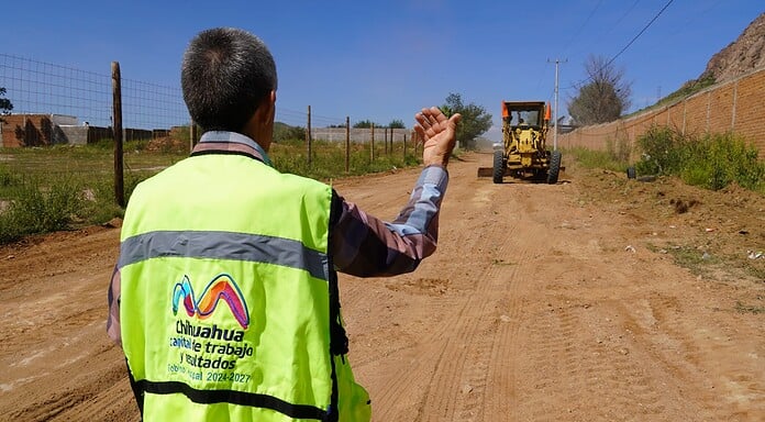 Atendió Municipio más de 900 mil metros cuadrados de calles de terracería durante el 2025