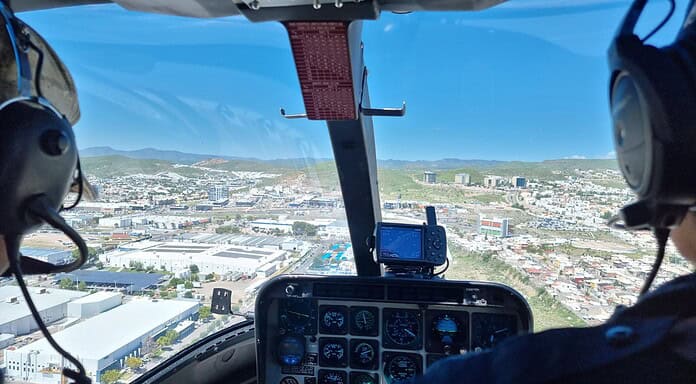 Refuerza Policía Municipal vigilancia con despliegue del Halcón 1 en zonas relevantes