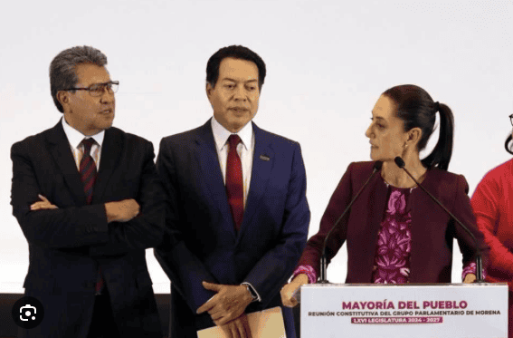 Integrantes de la Comisión para la Reforma Electoral y legisladores se reunieron con Sheinbaum