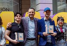 Entrega alcalde Marco Bonilla reconocimientos a ganadores del FOMAC 9