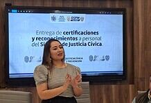 Fortalece DSPM modelo de Justicia Cívica con certificaciones a su personal