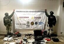 Guardia Nacional y Ejército Mexicano aseguraron arsenal en Guachochi