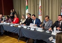 Encabeza Memo Ramírez reunión de la Mesa Directiva del Congreso en Ciudad Juárez