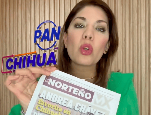 PAN alista nueva denuncia contra Andrea Chávez por presunta propaganda anticipada