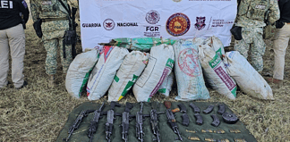 Asegura Operativo Conjunto en Guerrero y Bocoyna armas largas, parque y droga