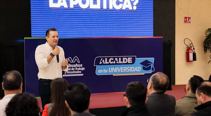Invita Marco Bonilla a jóvenes de la UACH a participar en la política y transparencia