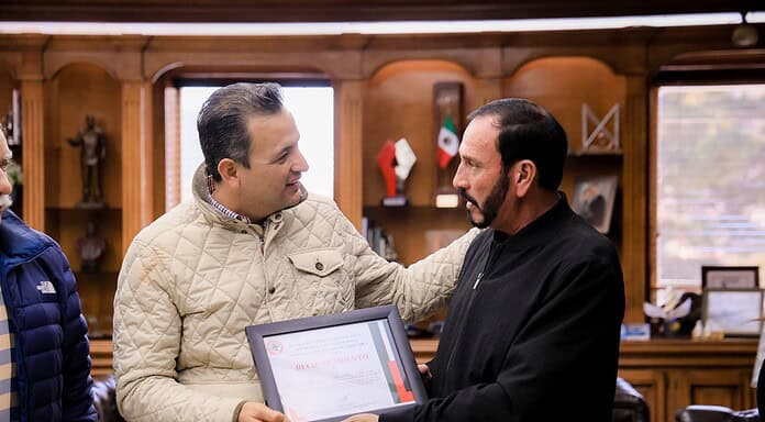 Recibe Marco Bonilla reconocimiento de campesinos CNC por apoyo al sector rural