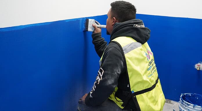 Trabaja Municipio en últimos detalles de remodelación del Centro Comunitario Nuevo Triunfo