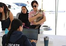 Aprovechan servicios gratuitos del Municipio para mascotas en Jardines del Sol