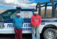 Asegura SSPE vehículo con 3 mil litros de diésel y detiene a dos personas