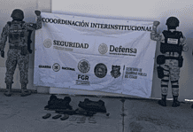 Asegura Célula BOI arma de fuego, elementos balísticos y equipo táctico en Guadalupe y Calvo