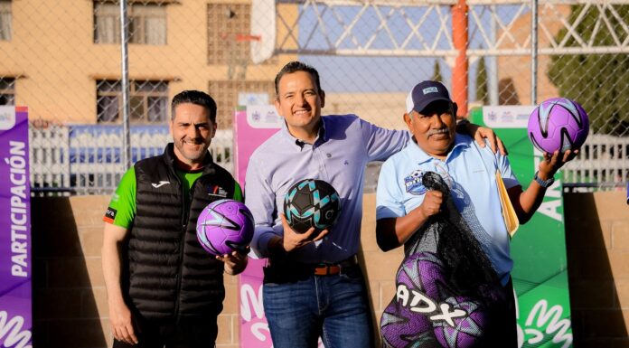 Entrega Bonilla cancha de futbol rápido en “El Bule” gracias al Presupuesto Participativo