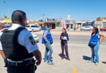 Colabora Policía Municipal con comerciantes de Jardines de Oriente para mejorar la seguridad