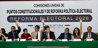 Aprueban en comisiones de San Lázaro dictamen de reforma electoral de Sheinbaum; pasa al pleno