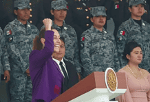 Sheinbaum reconoce labor de la mujer en las Fuerzas Armadas en 8M