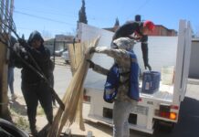 Apoya Municipio a familia para limpiar vivienda de adulta mayor con problema de acumulación