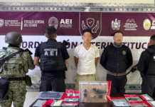 Arrestan a dos masculinos en cateo en colonia Nuevo Triunfo