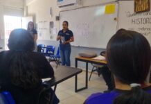 Imparte Policía Municipal pláticas en escuelas de Punta Oriente en refuerzo de la prevención