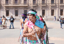 Celebran comunidades indígenas de la capital inicio de la Semana Santa Rarámuri