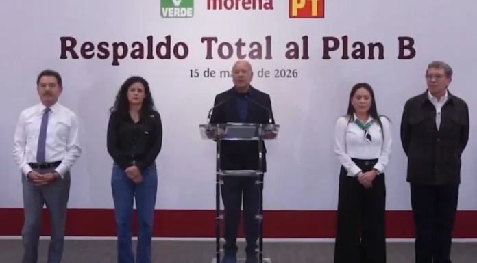 PT y PVEM anuncian “total respaldo” al plan B propuesto por Sheinbaum