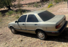 Recupera AEI en Huejotitán automóvil robado hace tres días en Parral