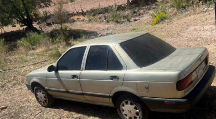 Recupera AEI en Huejotitán automóvil robado hace tres días en Parral