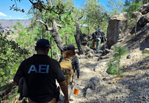 Localizan en rastreo, osamenta incompleta e indicios de interés criminalística