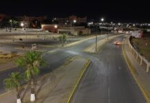 Marco Bonilla cumple con seguridad para estudiantes; modernizan alumbrado en la UACH