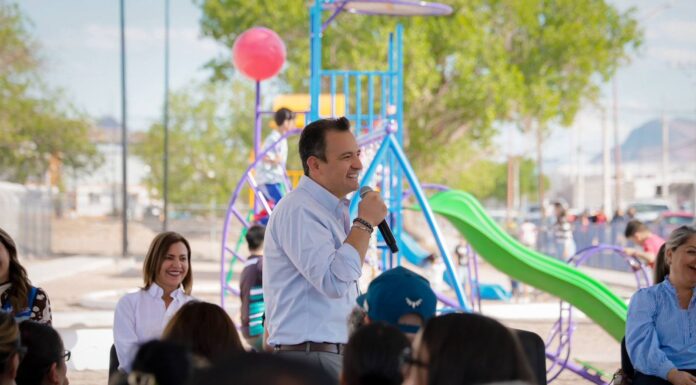 Cumple Marco Bonilla con vecinos de Jardines de Sacramento; estrenan el nuevo Parque la Ribereña