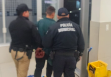 Detienen a masculino drogado por allanamiento a negocio